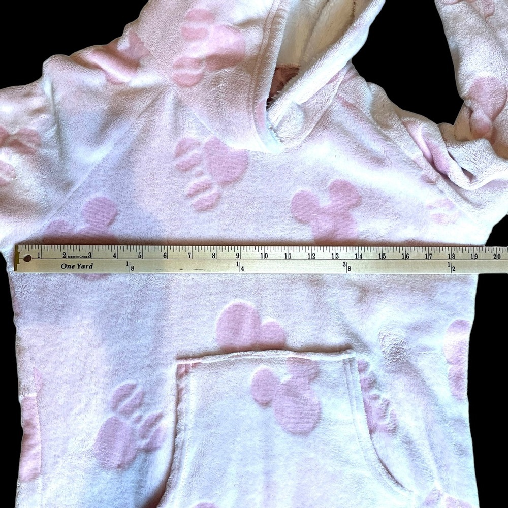 Disney Mickey Head Lounger Pink Sherpa Hood size S - Picture 7 of 11
